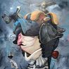 Time for Wine by Oky Rey Montha contemporary artwork Painting