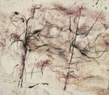 Sorh Soil of reddish hue 5 by Peppi Bottrop contemporary artwork painting