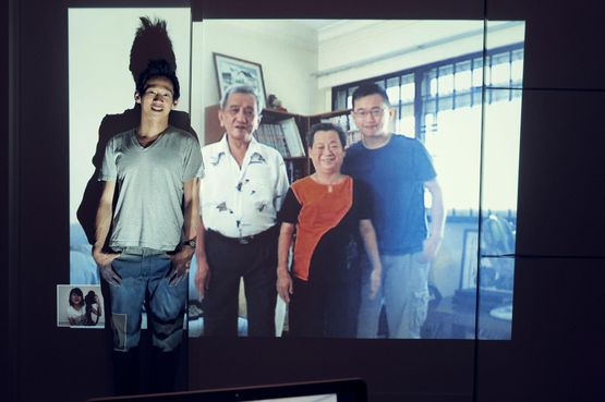 Being Together Ang Family New York Tampines by John Clang contemporary artwork Print