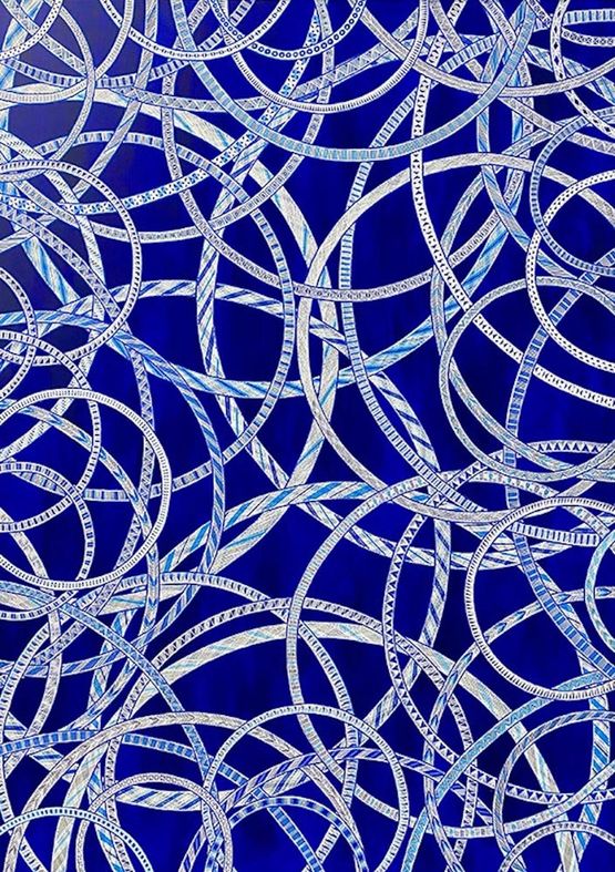 LOOSE THREADS 3 by Lucas Grogan contemporary artwork Painting
