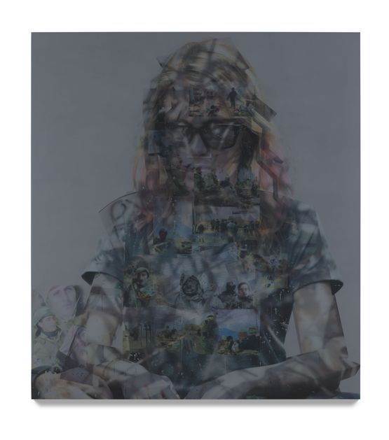 Cate by Avery Singer contemporary artwork Painting