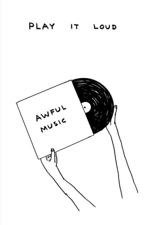 Play it Loud by David Shrigley contemporary artwork Print