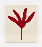 Red Flower by Adelaide Cioni contemporary artwork textile