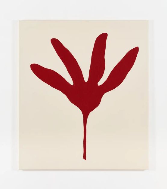 Red Flower by Adelaide Cioni contemporary artwork Textile