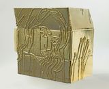 GIRLS IN WHITE AND GOLD by Ghada Amer contemporary artwork sculpture
