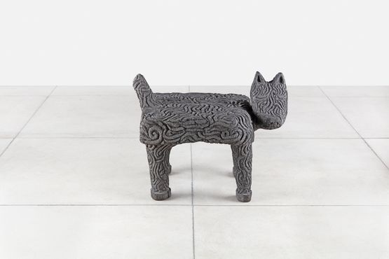 Coyote que suena con nubes by Diego Perez contemporary artwork Sculpture