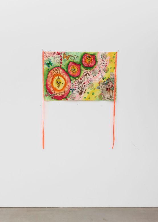 Daydreams and Nightmares by Delaine Le Bas contemporary artwork Textile