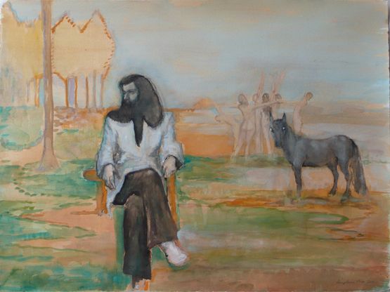 White Noise Study by Seraphine Pick contemporary artwork Painting