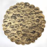 REFLECTIONS IN A GOLDEN EYE III by Carlos Aires contemporary artwork print sculpture
