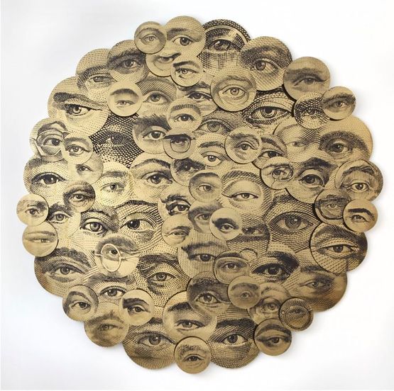 REFLECTIONS IN A GOLDEN EYE III by Carlos Aires contemporary artwork Sculpture