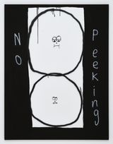 No Peeking by Sim Raejung contemporary artwork drawing painting works on paper
