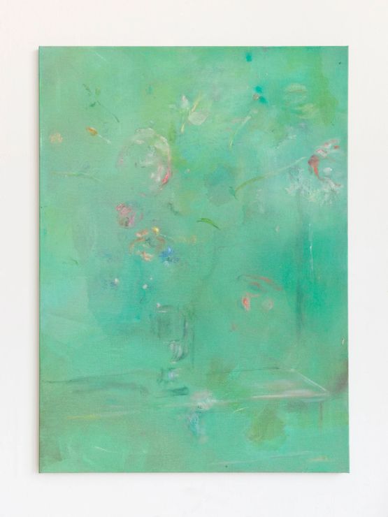 Groene Bloemen Green Flowers Willet-Holthuysen House by Maaike Schoorel contemporary artwork Painting