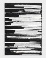 Encre sur papier 75.4  54.5 cm 1995 by Pierre Soulages contemporary artwork works on paper