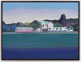 Country Hotel Manakau by Chad Bevan contemporary artwork painting works on paper
