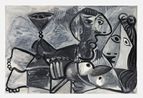Couple with Cup by Pablo Picasso contemporary artwork Painting