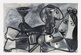 Couple with Cup by Pablo Picasso contemporary artwork painting