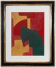 Composition vert rouge jaune by Serge Poliakoff contemporary artwork Painting