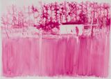 In the Pines by Ruby Swinney contemporary artwork painting works on paper
