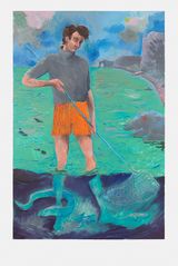 Day Fishing by Charles Hascoet contemporary artwork painting