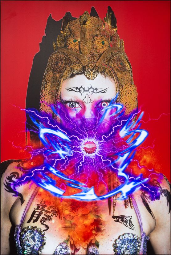 Ishvara Portrait - Amelie by Tianzhuo Chen contemporary artwork Mixed Media