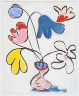 Flowers by Antone Konst contemporary artwork painting