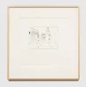 Two Women by Saul Steinberg contemporary artwork Print