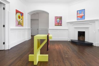 Contemporary art exhibition Thomas Scheibitz Black Swan at Spruth Magers London United Kingdom