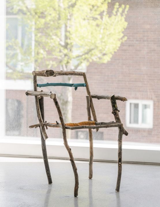 Skeletal Chair by Gabriel Vormstein contemporary artwork Sculpture