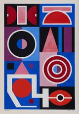 Bateaux by Auguste Herbin contemporary artwork works on paper