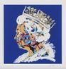 Eternal Queen - Cobalt Blue by Bradley Theodore contemporary artwork Print