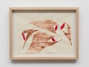 From the Dead Reckoning to Her Folds series by Iz Oztat contemporary artwork Works on Paper