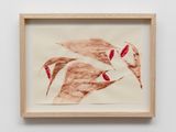 From the Dead Reckoning to Her Folds series by Iz Oztat contemporary artwork works on paper