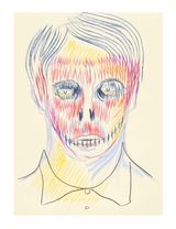 Face and Mask 26 by Carlos Amorales contemporary artwork drawing works on paper