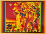 Rainbow Masters Dream A Red 22_110 by Ay-O contemporary artwork print works on paper