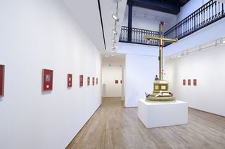 Templon contemporary art gallery in 28 Grenier Saint-Lazare Paris France