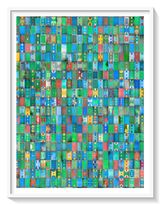 Court Grid by Austin Bell contemporary artwork mixed media painting photography print