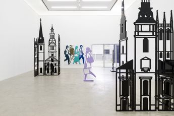 Contemporary art exhibition Julian Opie Julian Opie at Kukje Gallery Seoul South Korea