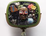 Self-portrait by Nam June Paik contemporary artwork sculpture mixed media