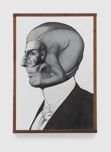 Hadis Head by Hadi Falapishi contemporary artwork painting works on paper sculpture
