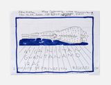 Taxi to the Dark Side Sensory Deprivation Film Notes by Rose Wylie contemporary artwork drawing