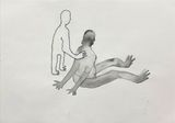 Contact by Dineo Ponde contemporary artwork drawing painting textile