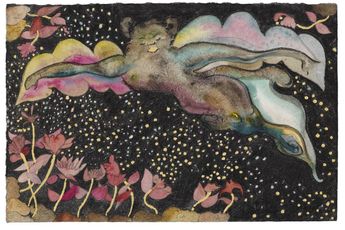 Contemporary art exhibition Chris Ofili Harvest at Victoria Miro Venice Italy