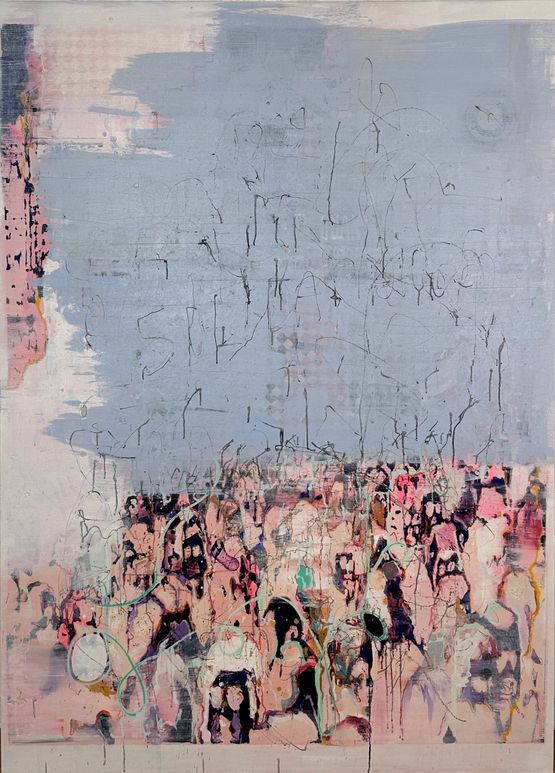 No 5 - True Gold - Dreamer by Le Quy Tong contemporary artwork Painting