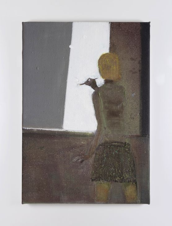 Untitled by Merlin James contemporary artwork Painting