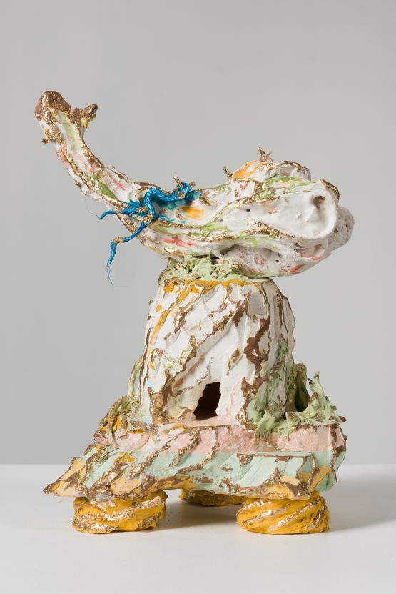 Rococo deep sea fish by Linda Marrinon contemporary artwork Sculpture