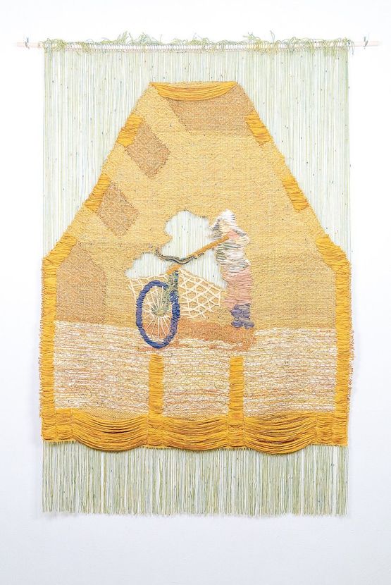 Wardian Case - Pineapple Farmer by Cheong See Min contemporary artwork Textile