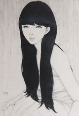 Lily by Yu Kawashima contemporary artwork works on paper