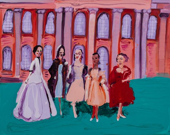 1950s Dior by Genieve Figgis contemporary artwork Painting