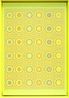 Yellow rain by Alberto Biasi contemporary artwork Mixed Media
