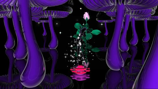 Black Rose by Hye Rim Lee contemporary artwork Moving Image